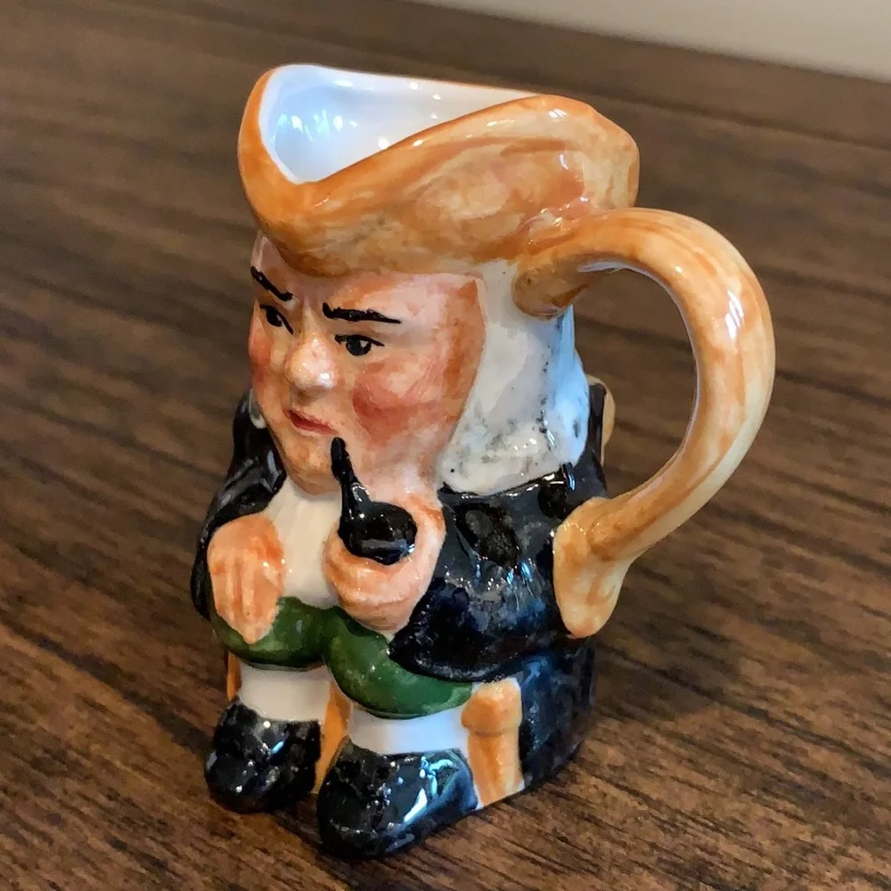 Vintage Antone England Mini Toby Pitcher